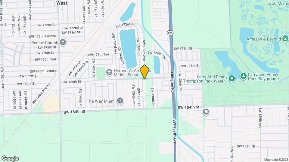 18011 SW 139th Ct Map and Location Details