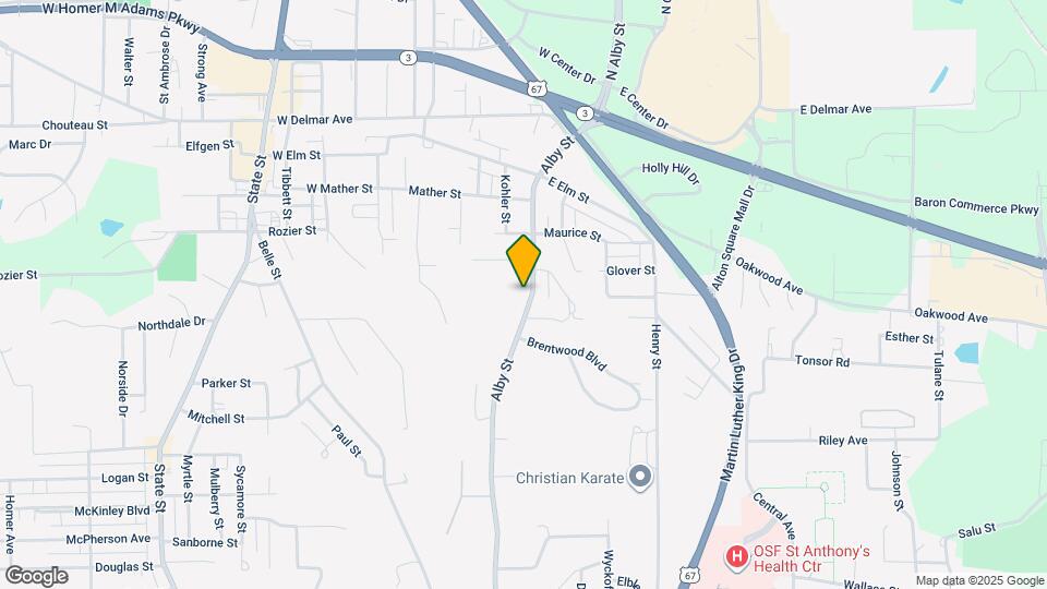 3108 Alby St Map and Location Details