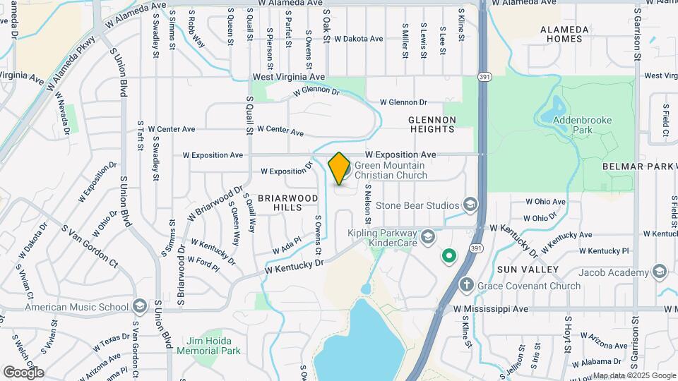 804 S Oak St Map and Location Details