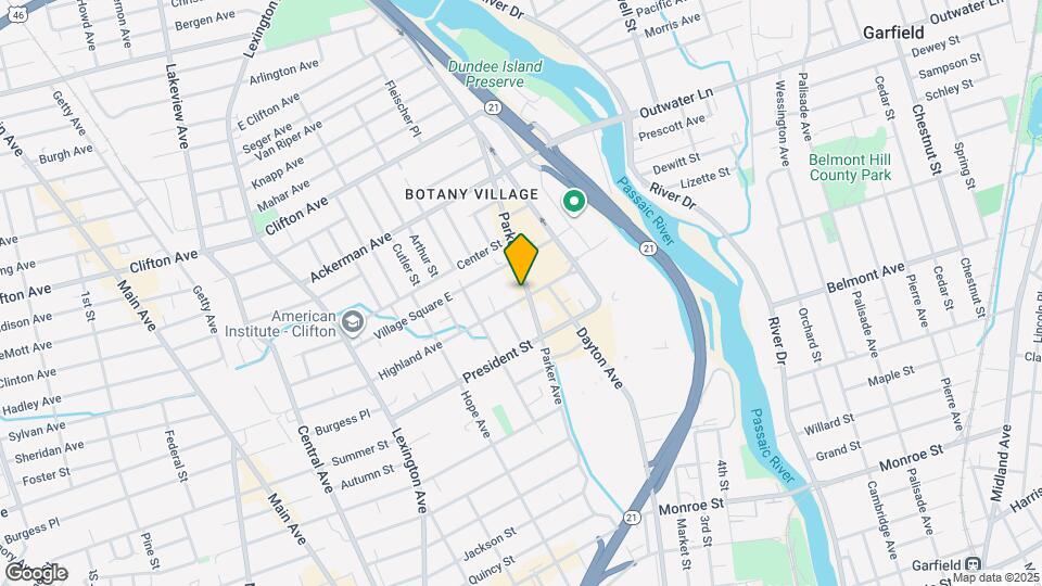 205 Parker Ave Map and Location Details