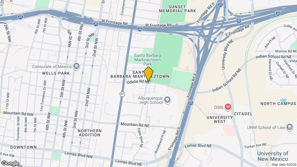 1522 Edith Blvd NE, Unit Edith Compound 2 Mapa y Detalles de la Ubicación