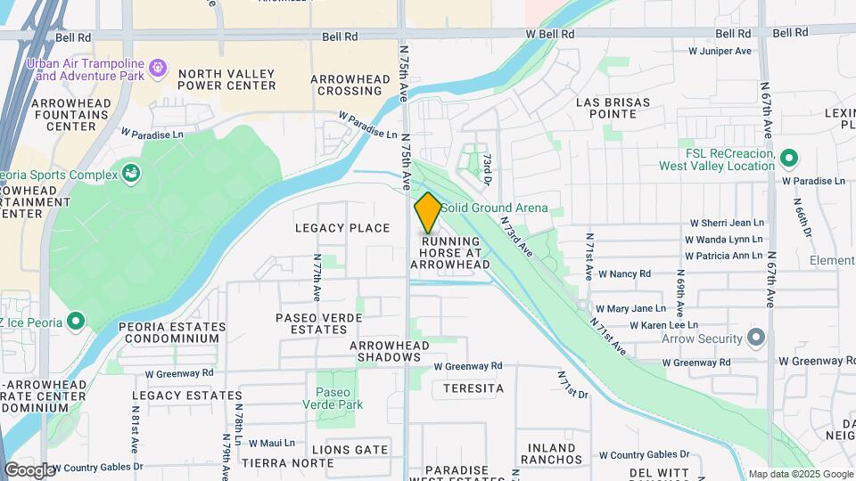 15971 N 74th Ln Map and Location Details