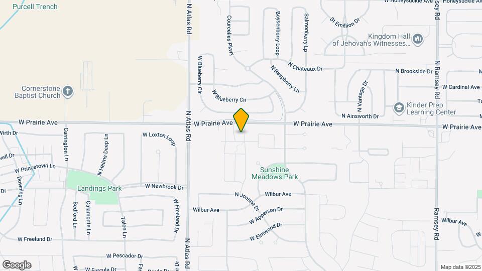 8013 N Hibiscus Ln Map and Location Details