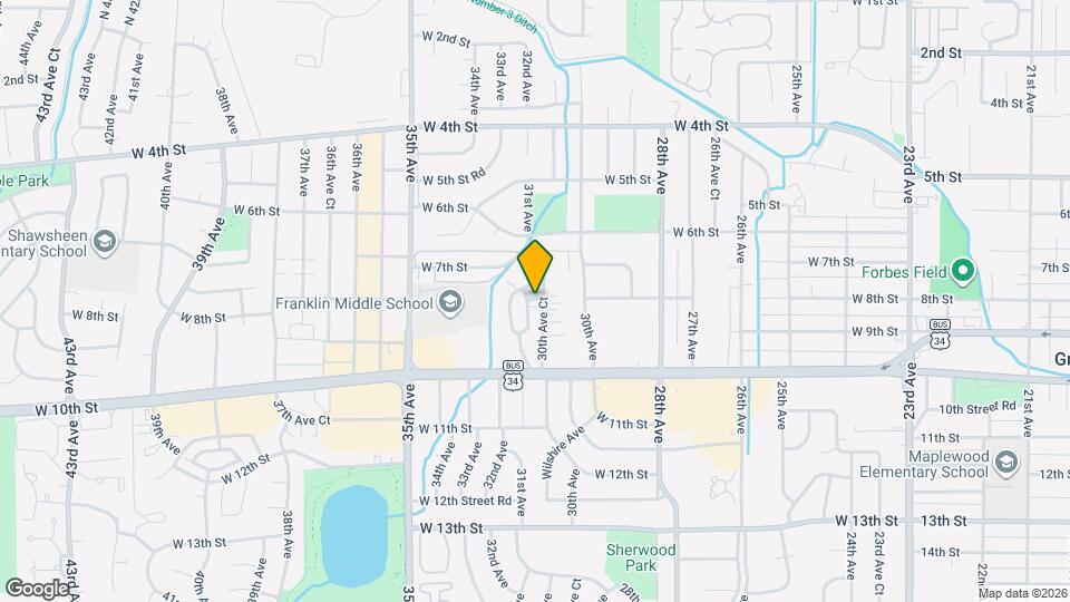 3026 W 8th Street Rd Map and Location Details