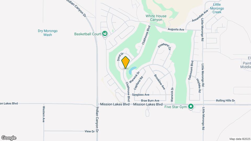 9350 Clubhouse Blvd Map and Location Details
