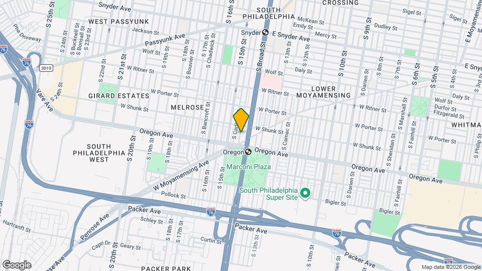2629 S Rosewood St Map and Location Details