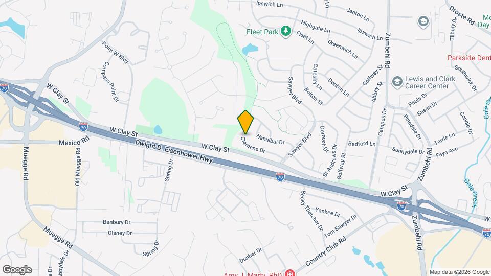 3356 Clemens Dr Map and Location Details