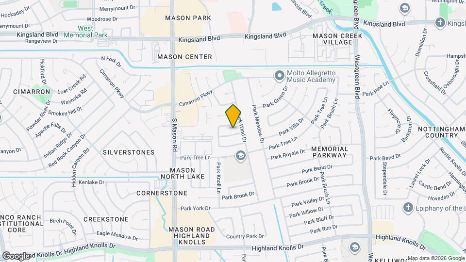 21614 Park Wick Ln Map and Location Details