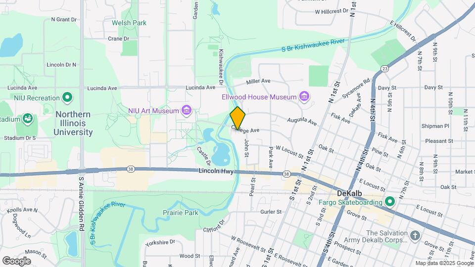 518 College Ave Map and Location Details