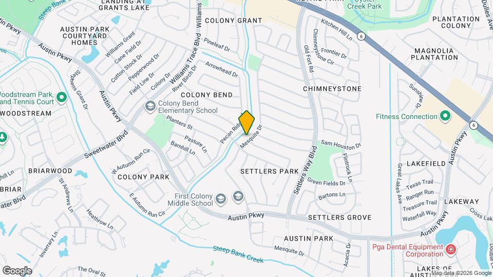 3010 Mesquite Dr Map and Location Details