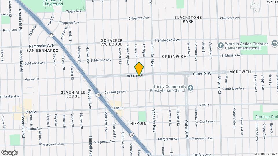 13747 Vassar Dr Map and Location Details