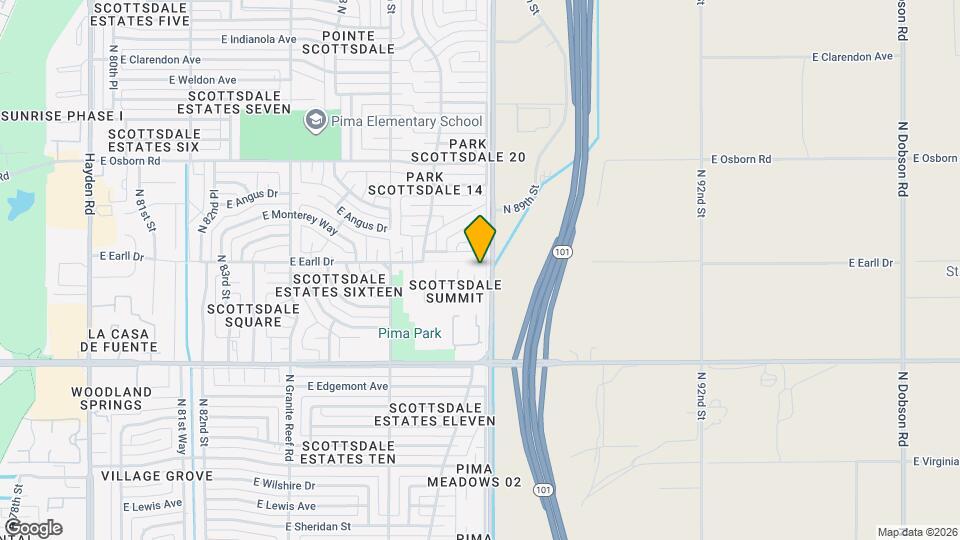 3069 N 87th Way Map and Location Details