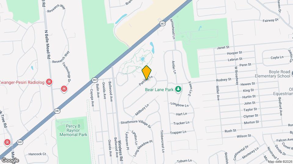 42 Patricia Ln Mapa y Detalles de la Ubicación