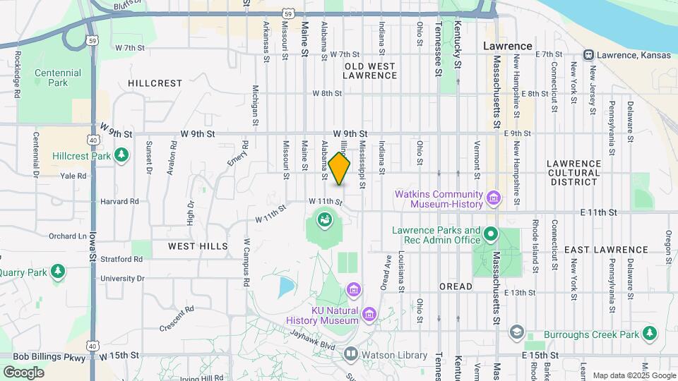 1021 Illinois St, Unit 1021 B Illinois St Map and Location Details