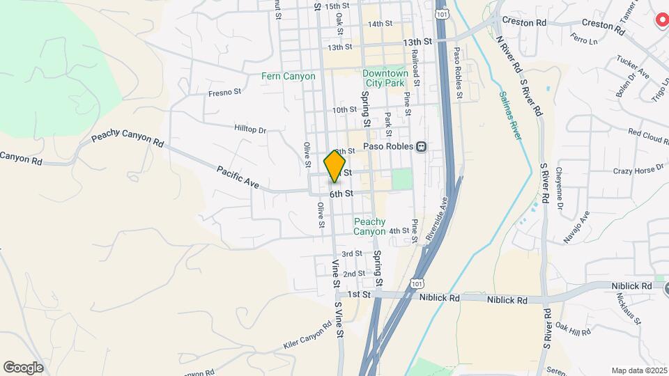 612 Vine St Map and Location Details