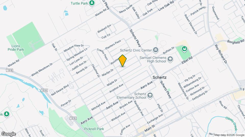 617 Pecan Dr Map and Location Details