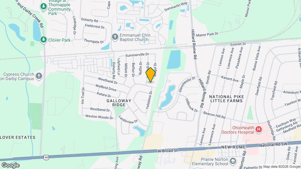 5632 Larksdale Dr Mapa y Detalles de la Ubicación