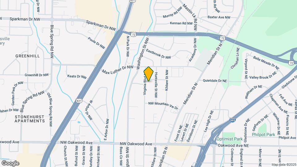 2508 Virginia Blvd NW Map and Location Details