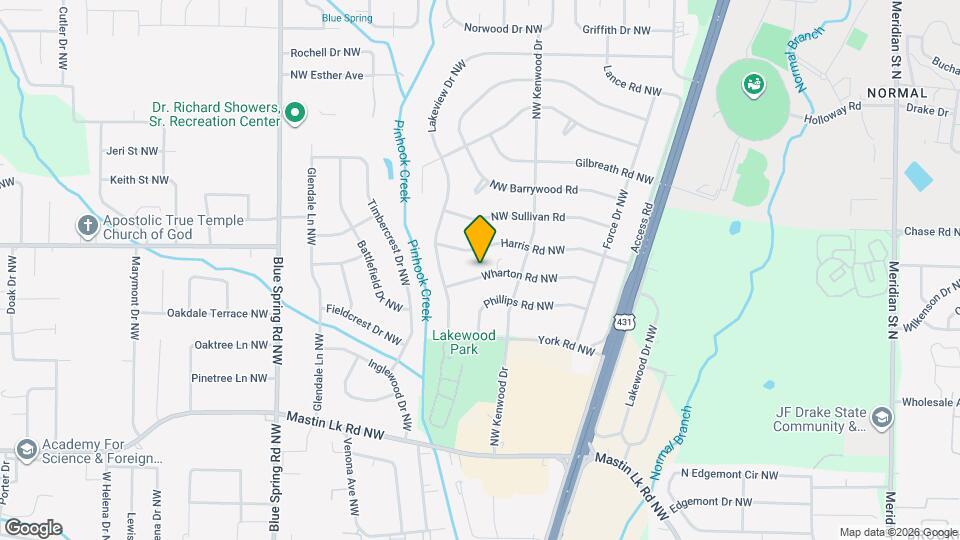 2210 Wharton Rd NW Map and Location Details