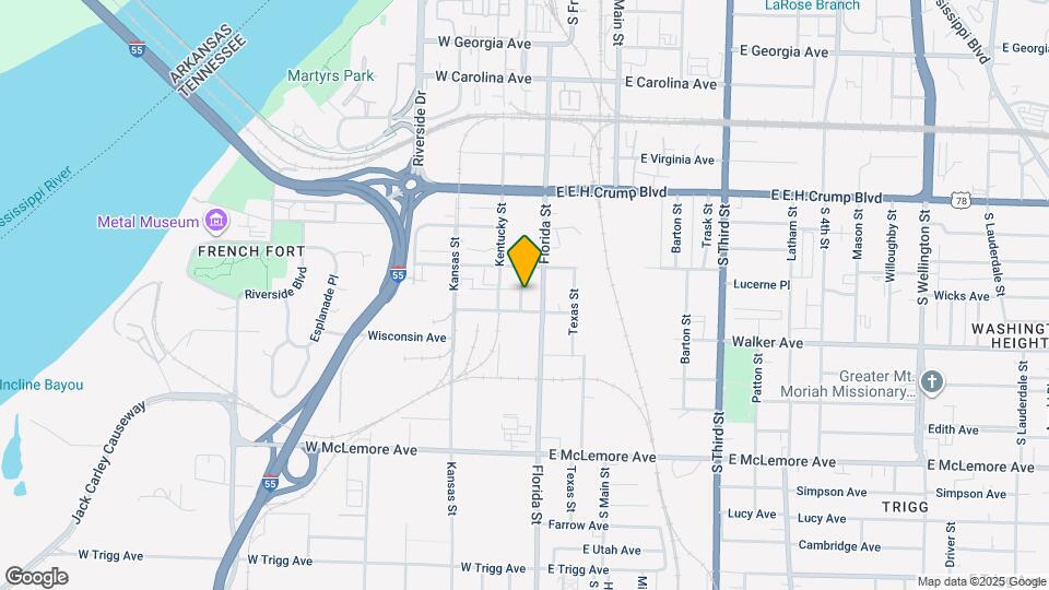966 Tennessee St Map and Location Details