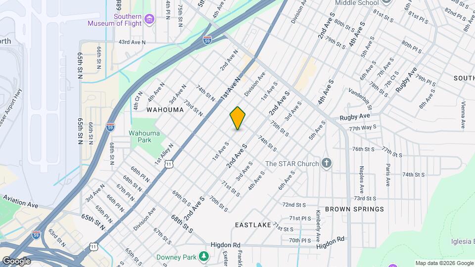 7315 1st Ave S Map and Location Details