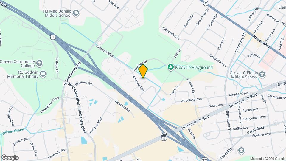 705 E Hightree Ln Map and Location Details