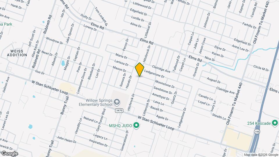2410 Moonstone Dr Map and Location Details