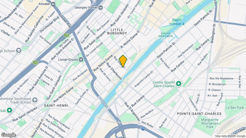 100 Vinet Rue Map and Location Details