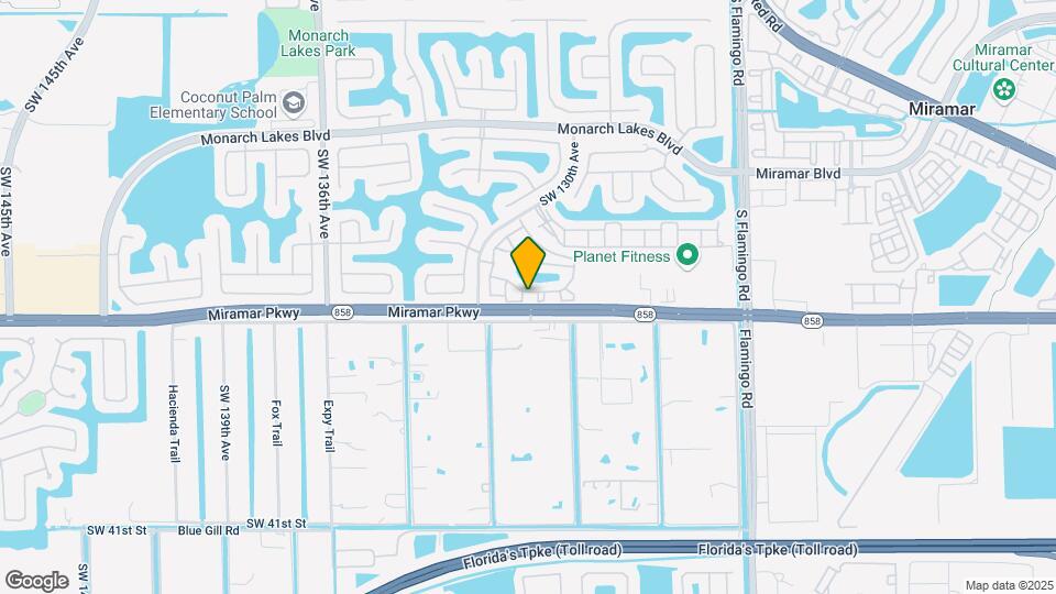 3181 SW 129th Ave Map and Location Details