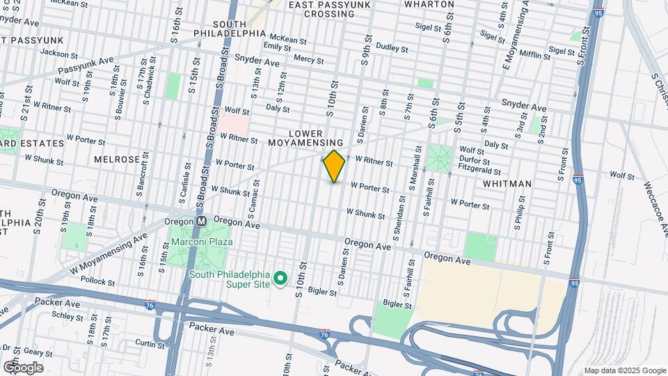 2513 S Percy St Map and Location Details
