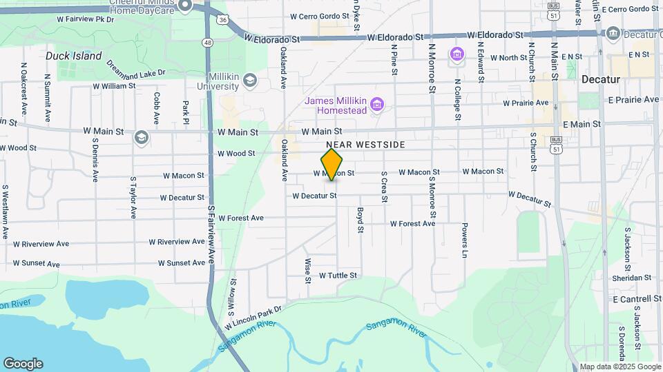 341 S Haworth Ave Map and Location Details