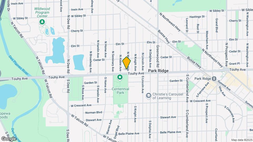 1500 W Touhy Ave Map and Location Details