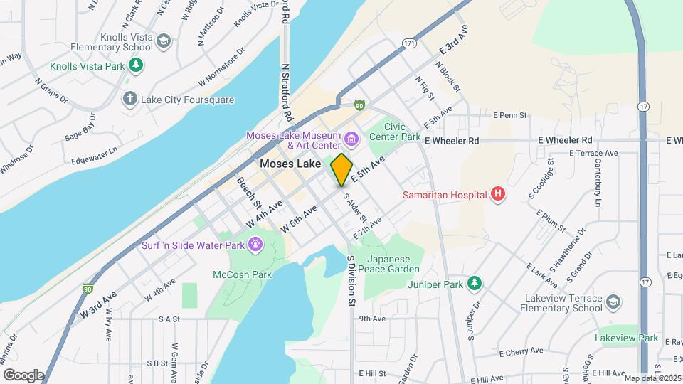 504 S Alder St Map and Location Details