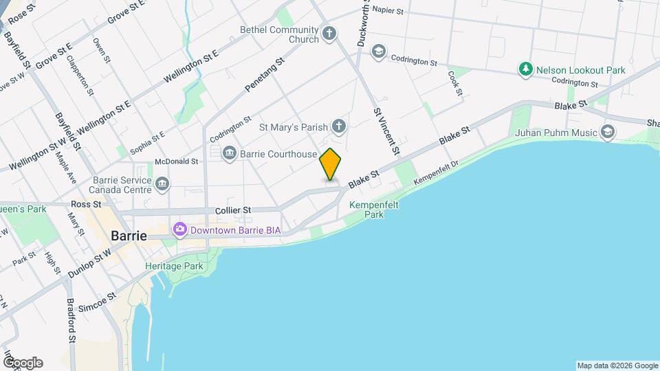 200 Collier St Map and Location Details