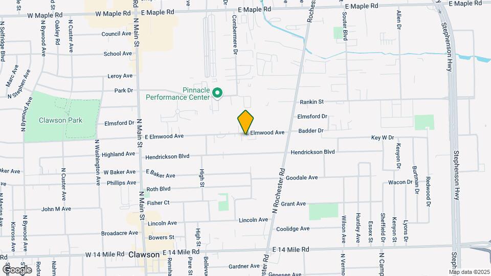 566 E Elmwood Ave Map and Location Details