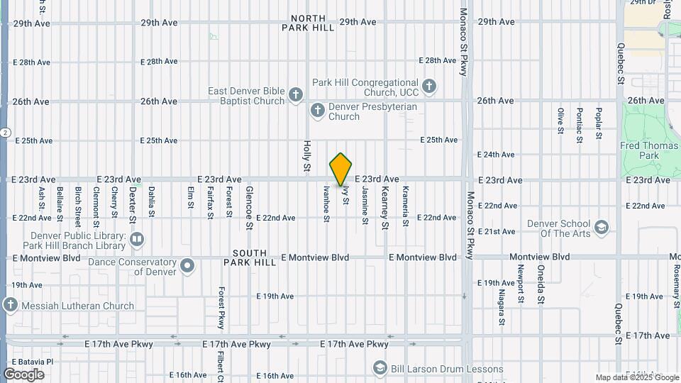 2265 Ivy St Map and Location Details