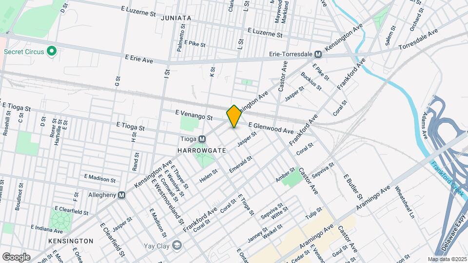 1812 E Venango St Map and Location Details