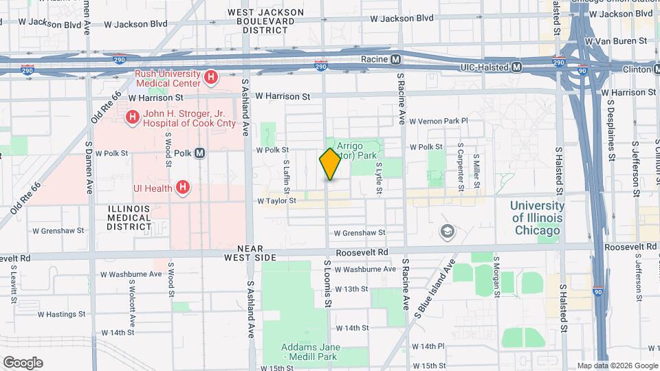 907 S Loomis St-Unit -GRD Map and Location Details