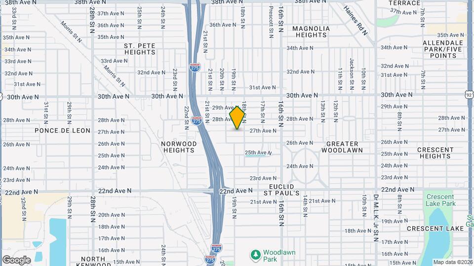 1830 27th Ave N Map and Location Details
