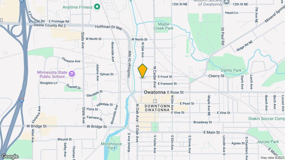 513 N Oak Ave Map and Location Details