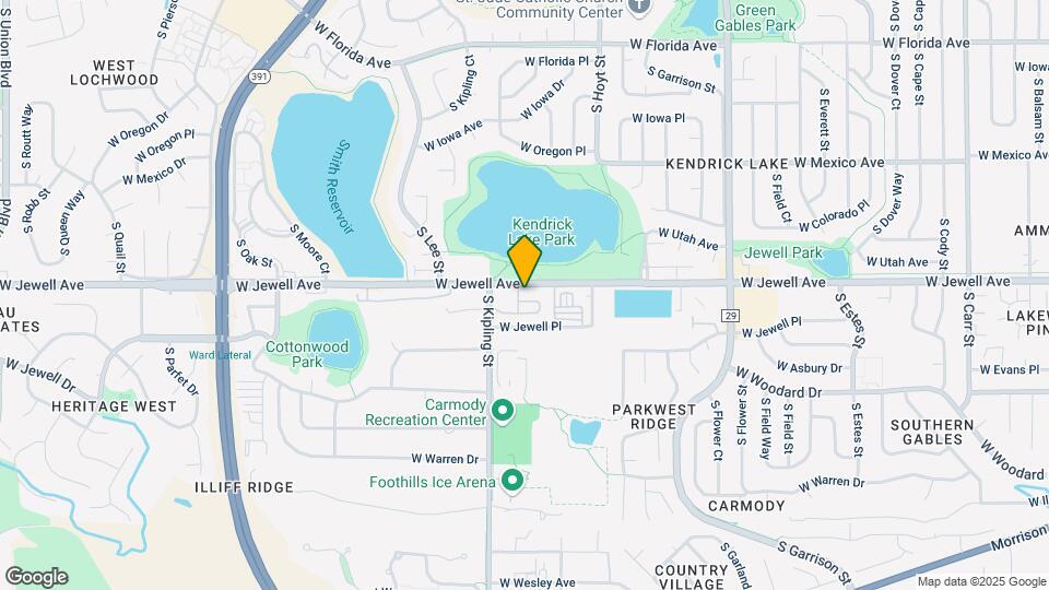 9940 W Jewell Ave Map and Location Details