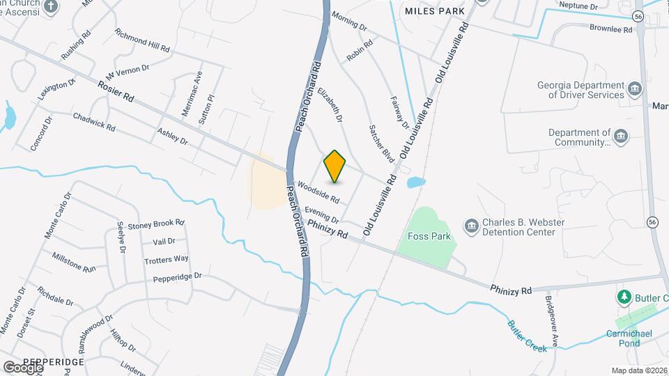 1924 Woodside Rd Map and Location Details