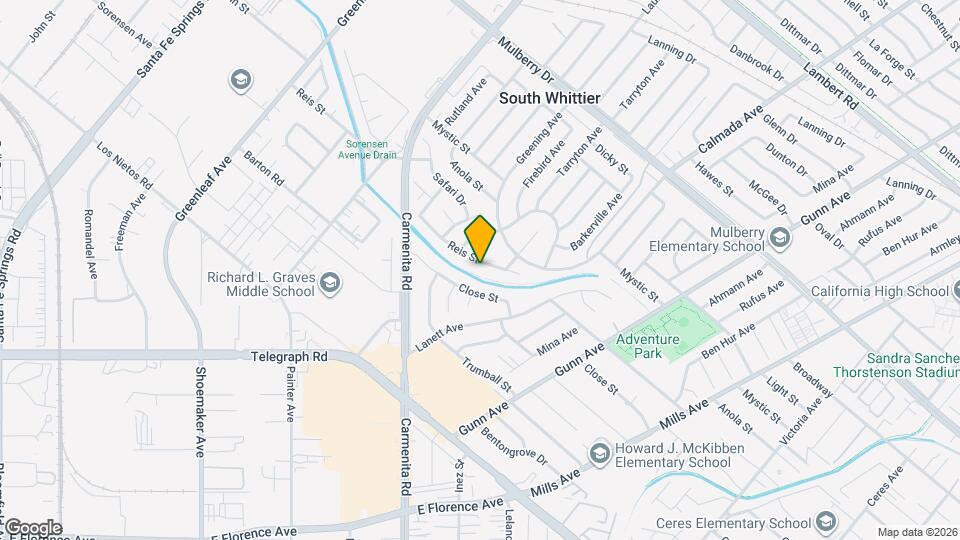 13448 Reis St Map and Location Details