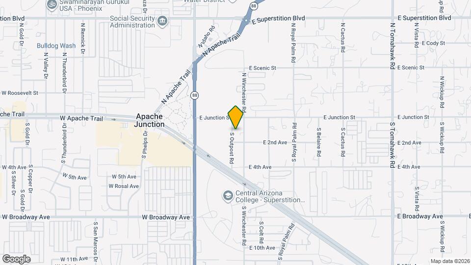 127 S Outpost Rd, Unit Outpost Map and Location Details