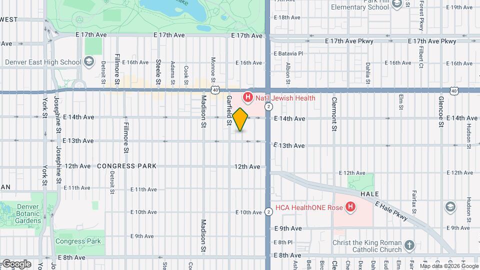 1317 Jackson St Mapa y Detalles de la Ubicación