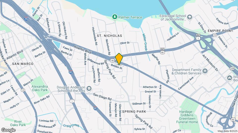 3121 Belden St-Unit -1 Map and Location Details