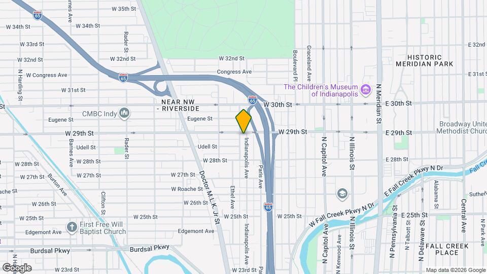 2868 Indianapolis Ave Map and Location Details