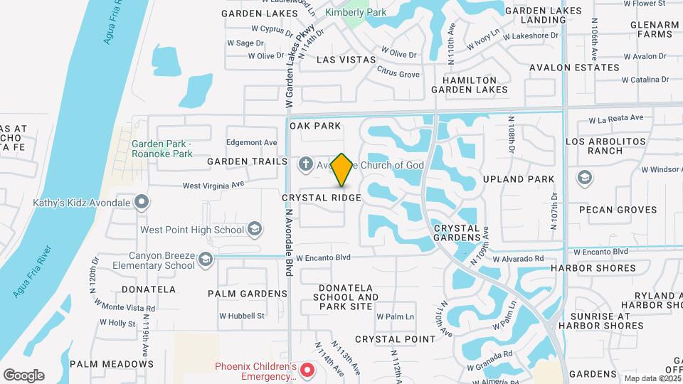 11409 W Cambridge Ave Mapa y Detalles de la Ubicación