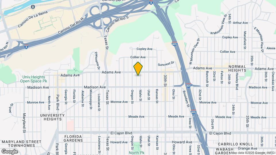 4668 Idaho St Map and Location Details