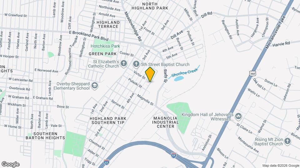 2715 5th Ave Map and Location Details